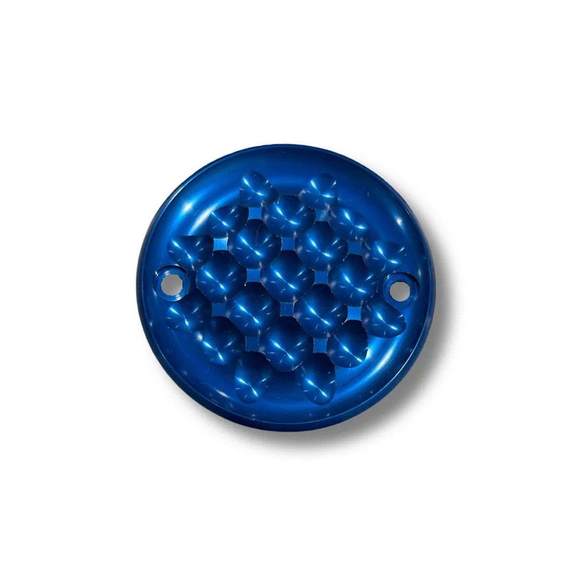 M8 ツーリング、ソフテイル シュレッダー・タイマーカバー (ブルー)