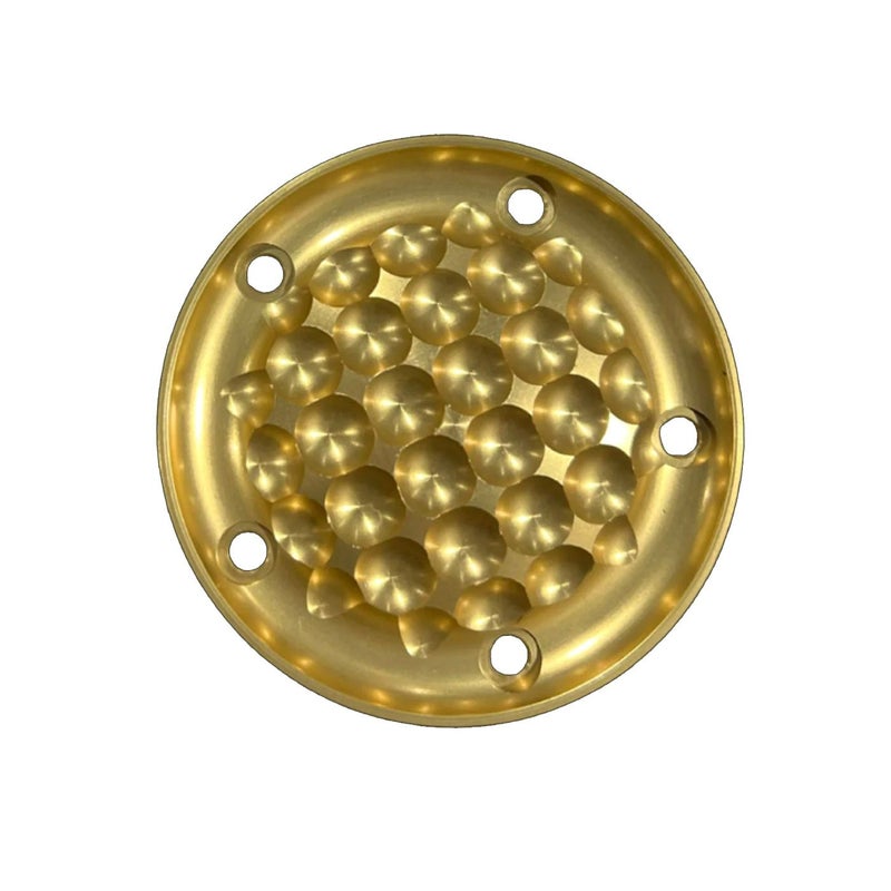  ツインカム ツーリング、ダイナ、ソフテイル シュレッダー・タイマーカバー (ゴールド)