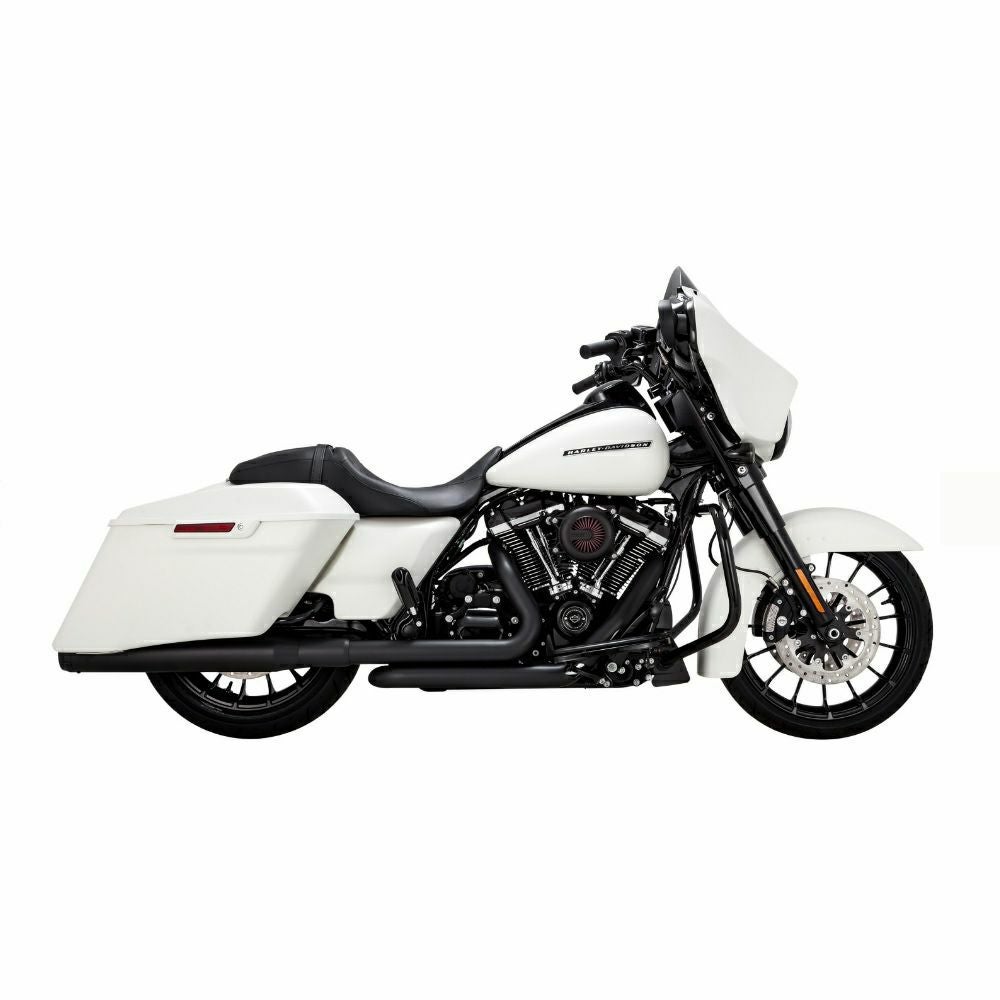 バンス＆ハインズ（VANCE&HINES）デイトナ400 スリップオンマフラー　ブラック　ミルウォーキーエイト ツーリング 