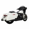 バンス＆ハインズ（VANCE&HINES）デイトナ400 スリップオンマフラー　ブラック　ミルウォーキーエイト ツーリング 