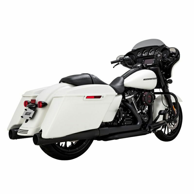 バンス＆ハインズ（VANCE&HINES）デイトナ400 スリップオンマフラー　ブラック　ミルウォーキーエイト ツーリング 
