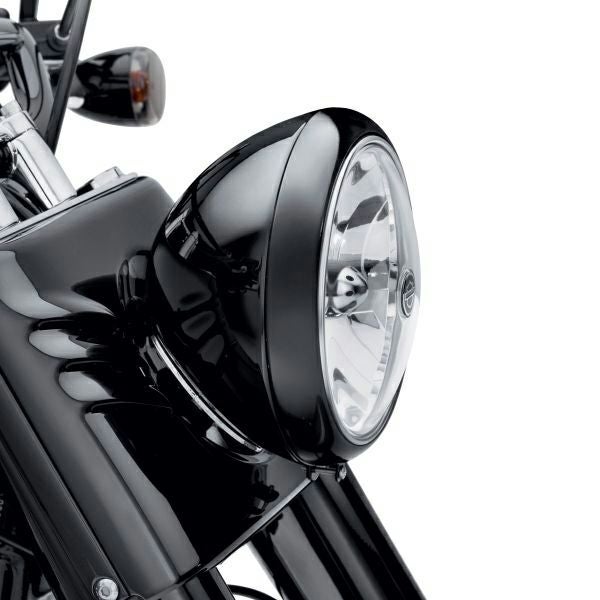 ヘッドライト ナセル KIT ブラック FLソフテイル用 |ハーレーパーツ
