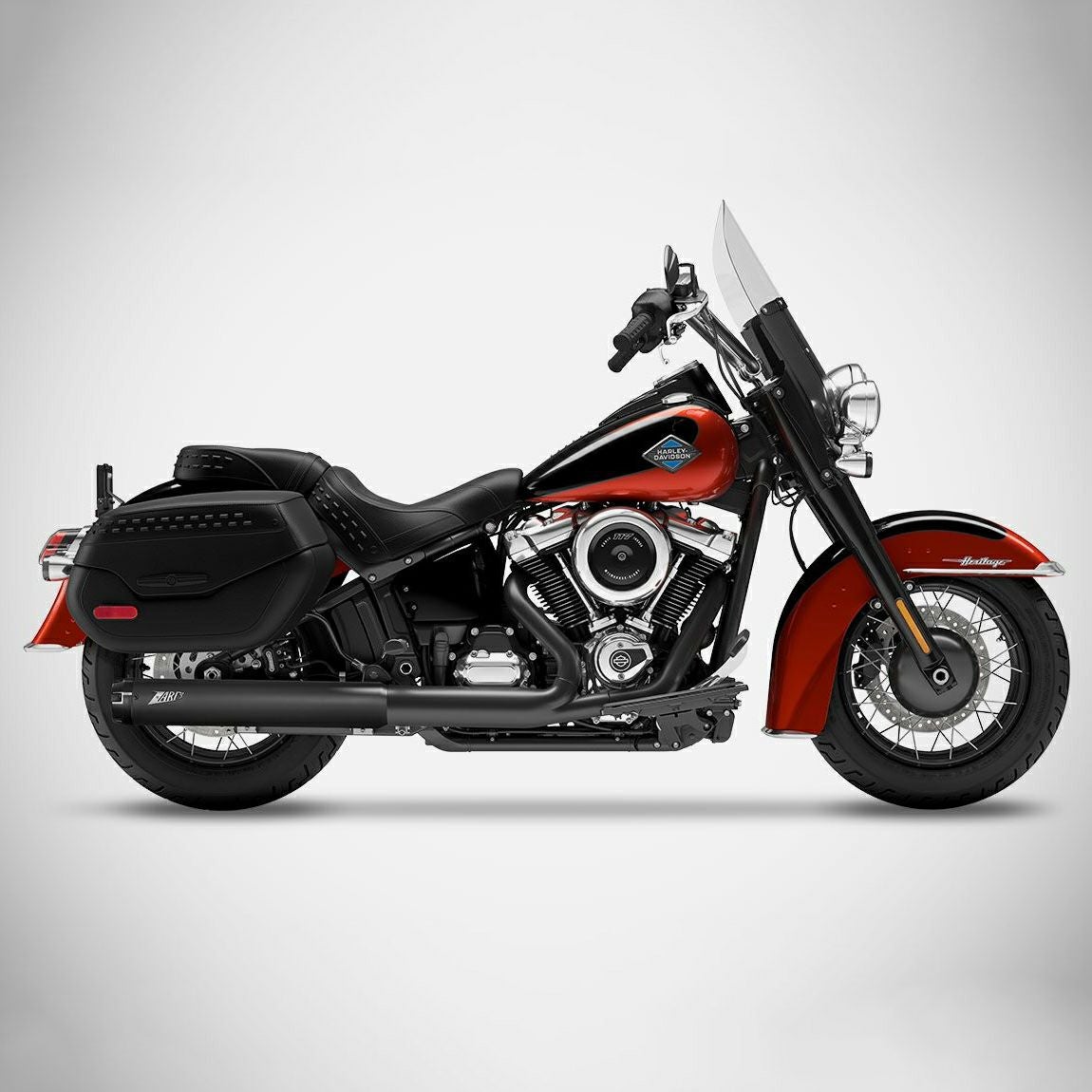 2025以降 ローライダーS/ST、ストリートボブ、ヘリテイジクラシック ユーロ5プラス・スリップオンマフラー (ブラック)3