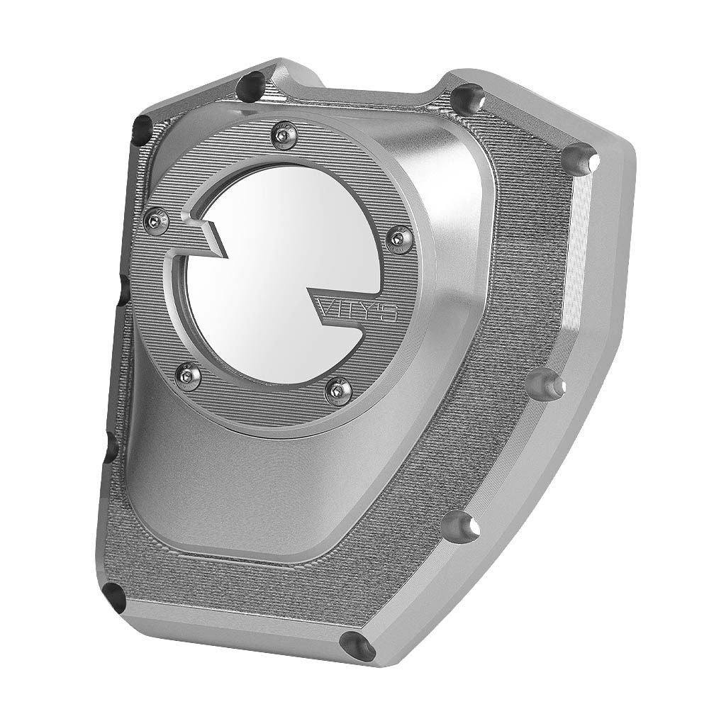 ツインカムモデル用 MASSIVE カムカバー シルバー Vitys Design （ビティーズデザイン） 2