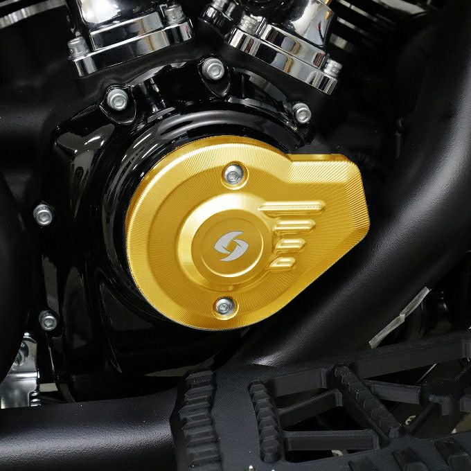 2024以降 ツーリング、2025以降 ソフテイル タイマーカバー (ゴールド)