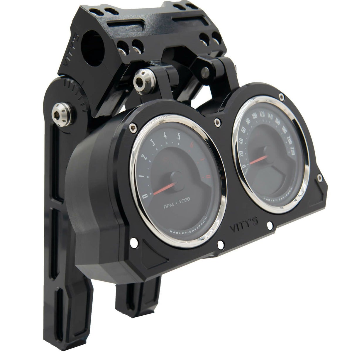 2018～2021 FXLRS アジャスタブル ダブルゲージハウジング ブラック Vitys Design （ビティーズデザイン） 2