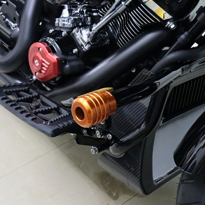 クロックワークス KOLOR FLARE ウインドシールド 8インチ オレンジ
