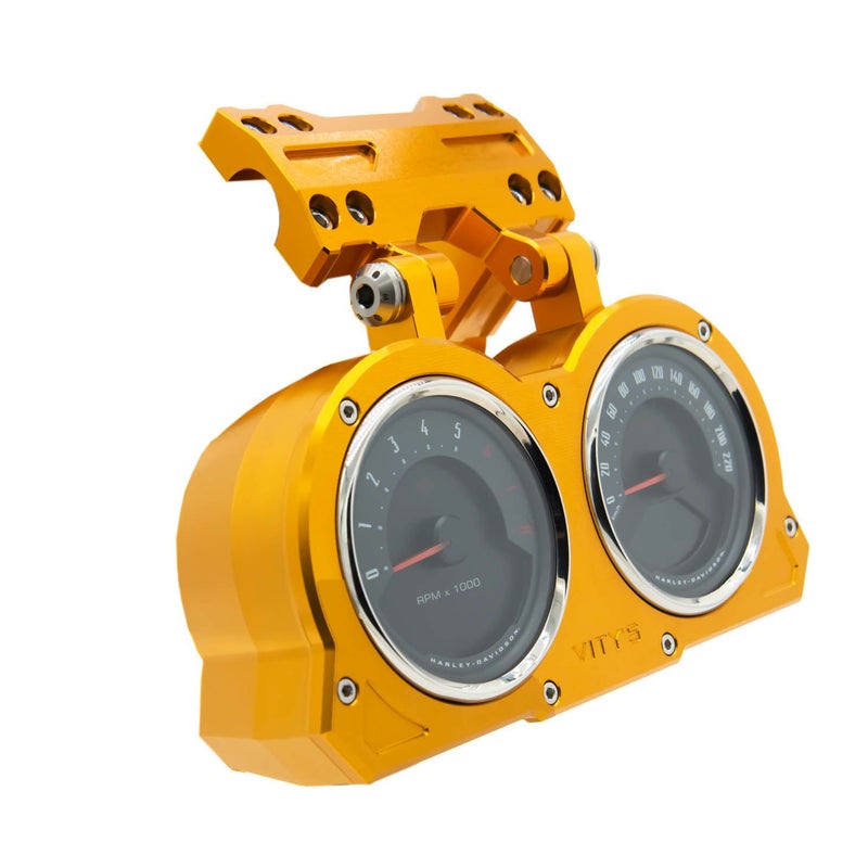 2018～2021 FXLRS アジャスタブル ダブルゲージハウジング ゴールド Vitys Design （ビティーズデザイン）