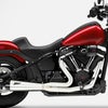 025以降 ローライダーS/ST、ストリートボブ、ヘリテイジクラシック レーシング・フルエキゾーストマフラー (ポリッシュ)