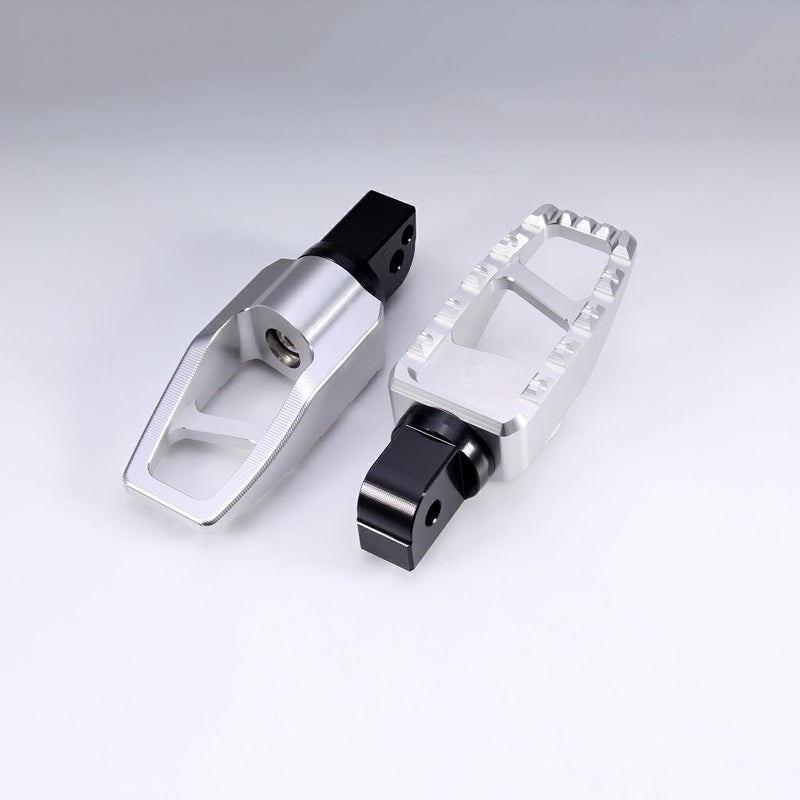 M8 ソフテイル、スポーツスターS、ナイトスター、パンアメリカ アルミ削り出し パッセンジャー・フットペグ (シルバー)