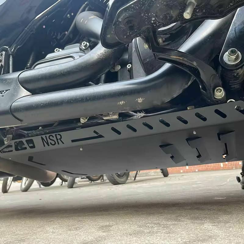  M8 ソフテイル ロアーエンジンベースシャーシガード ブラック 