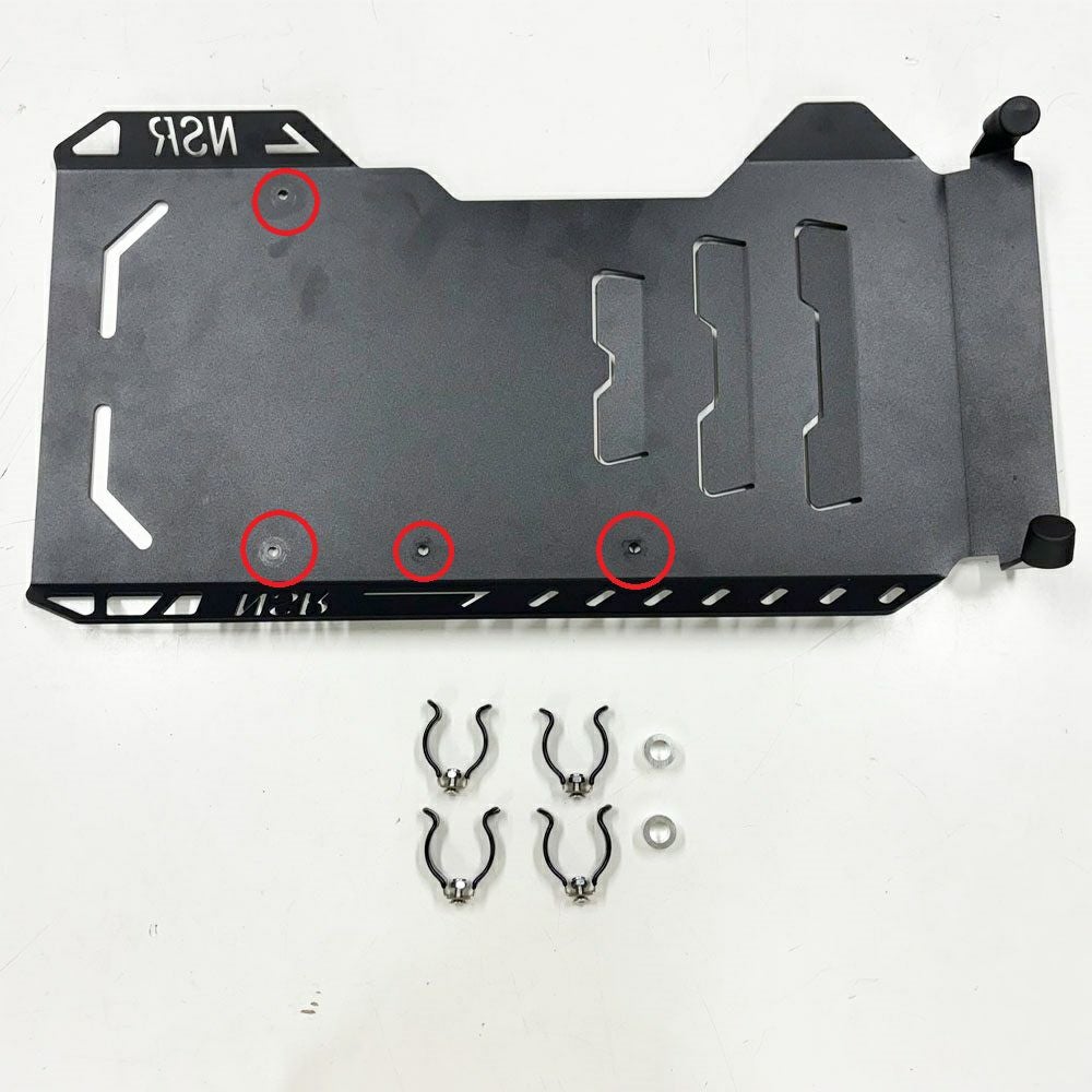  M8 ソフテイル ロアーエンジンベースシャーシガード ブラック 