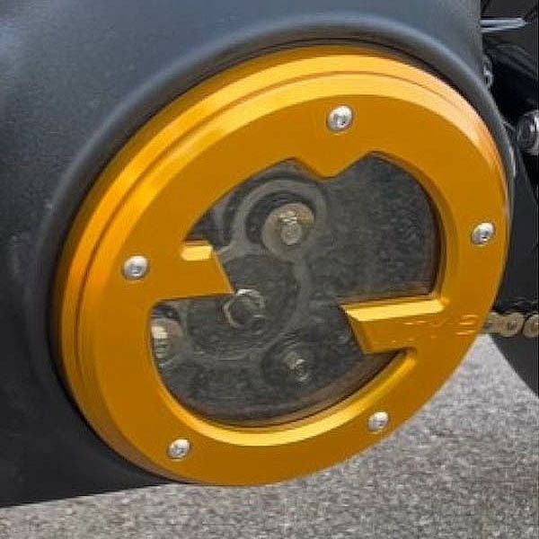 2016以降 ツーリング MASSIVE ダービーカバー ゴールド Vitys Design （ビティーズデザイン）