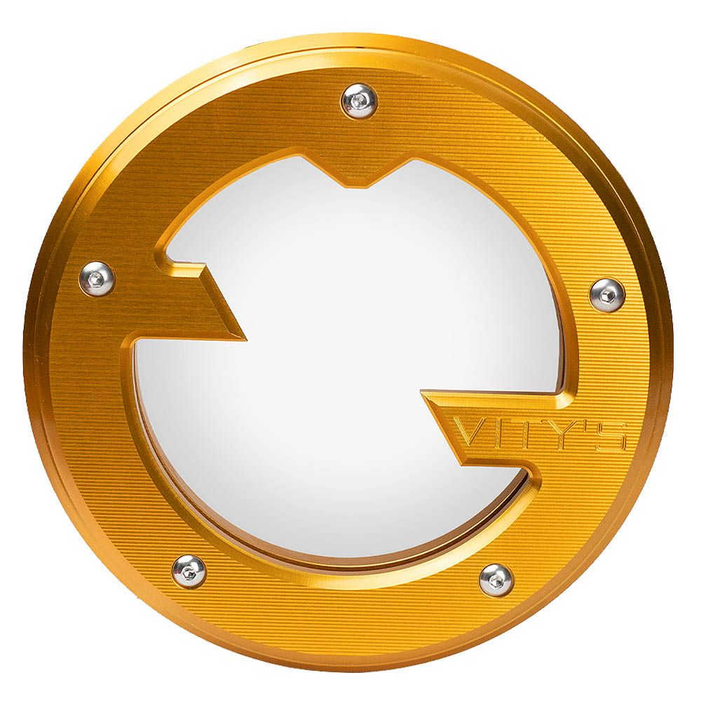 2016以降 ツーリング MASSIVE ダービーカバー ゴールド Vitys Design （ビティーズデザイン） 3