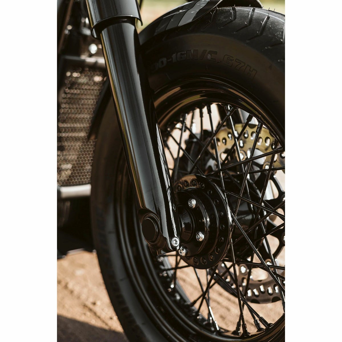 M8 ヘリテイジクラシック、デラックス フロント ホイールスペーサー2