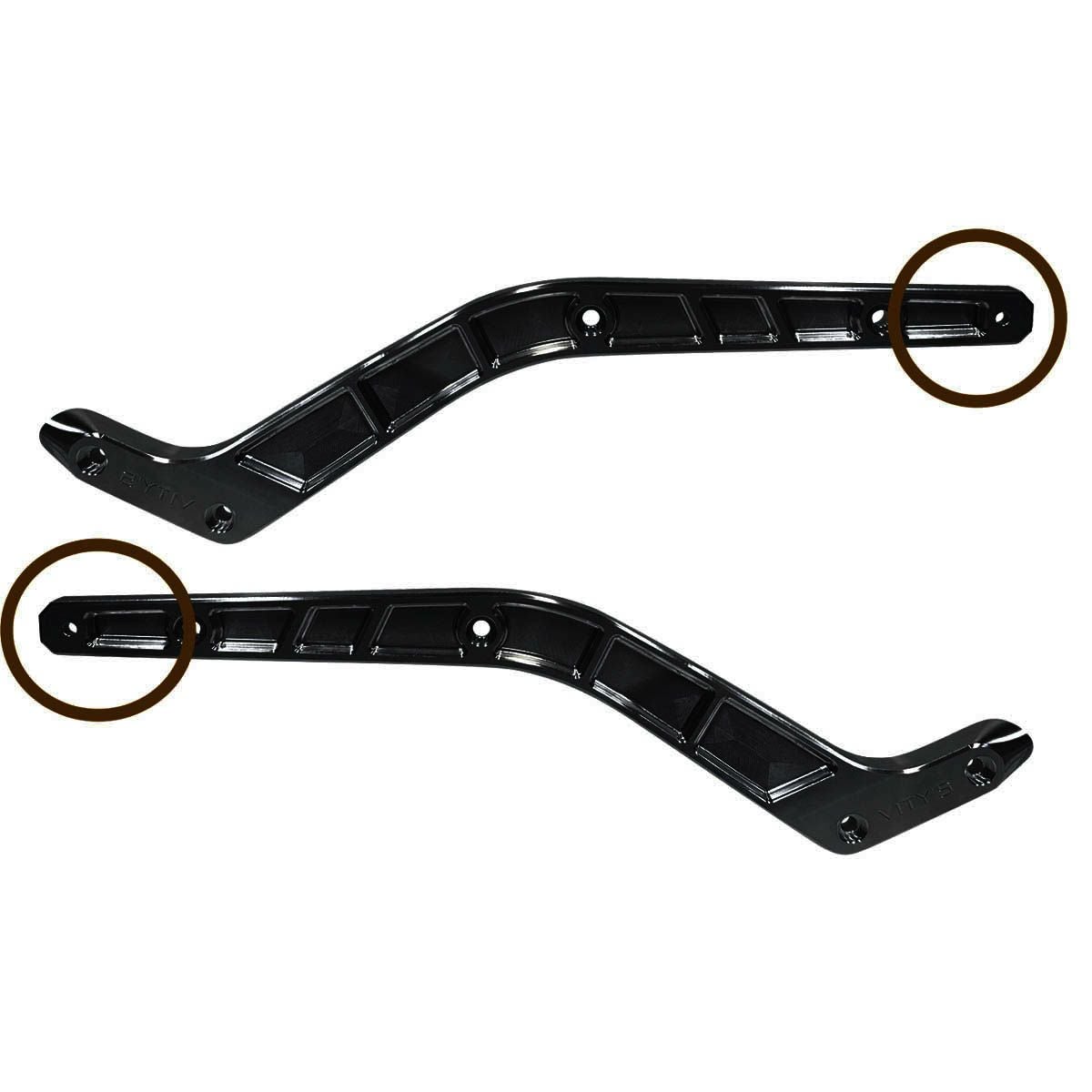 M8ローライダー/S/ST リアフェンダー マウント ストラット ブラック Vitys Design （ビティーズデザイン） 2