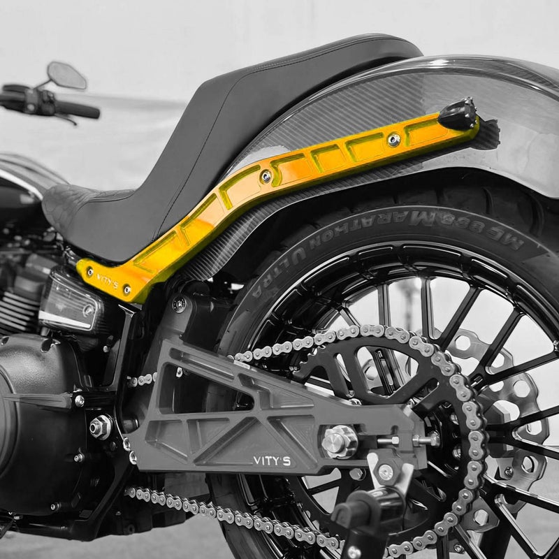 M8ローライダー/S/ST リアフェンダー マウント ストラット ゴールド Vitys Design （ビティーズデザイン）