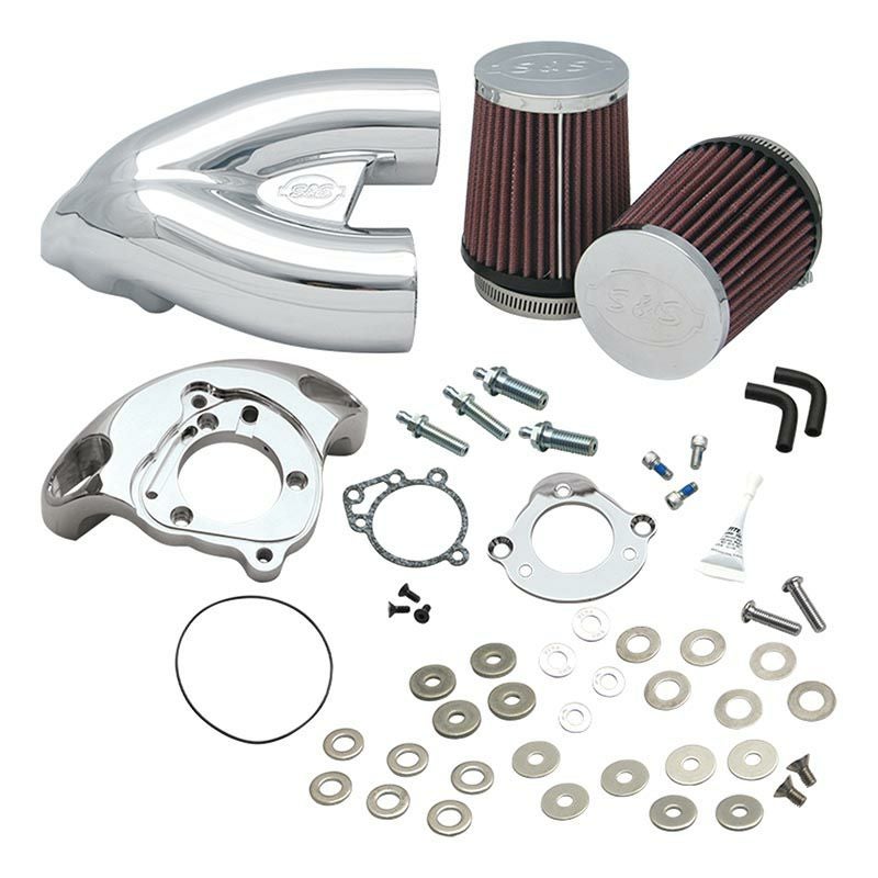 S＆S TUNED INDUCTION エアークリーナーキット クローム スポーツスター-02