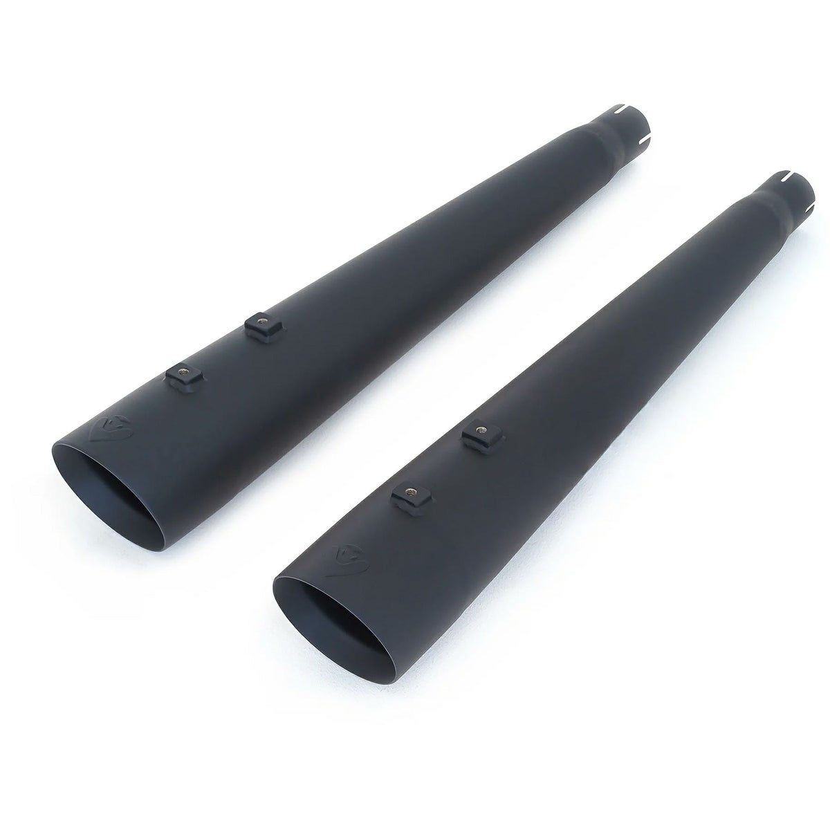 2021以降 トライク スラッシュカット・スリップオンマフラー (ブラック)1