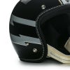 500TXシリーズ 1TAKE カスタム ジェットヘルメット グロスブラック/ホワイト feture 7