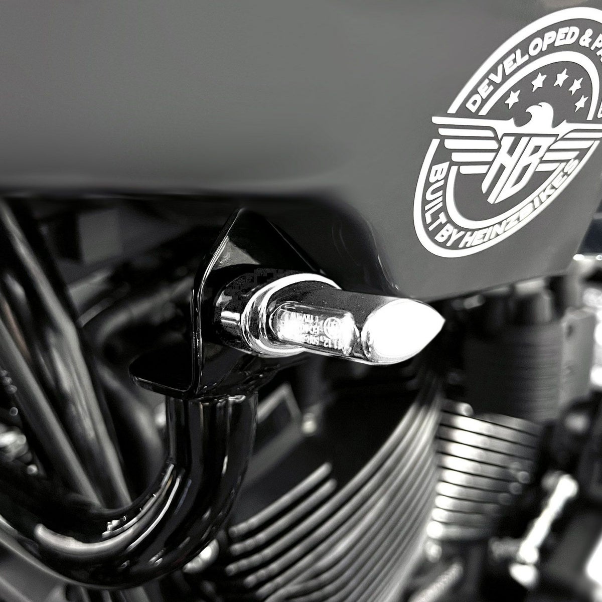  ローライダーST マイクロ・フロントウィンカー (クローム)