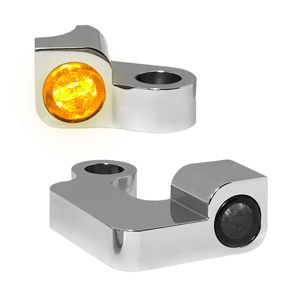 2004～2013 スポーツスター ナノ・フロントウィンカー/ポジション付 (クローム)1