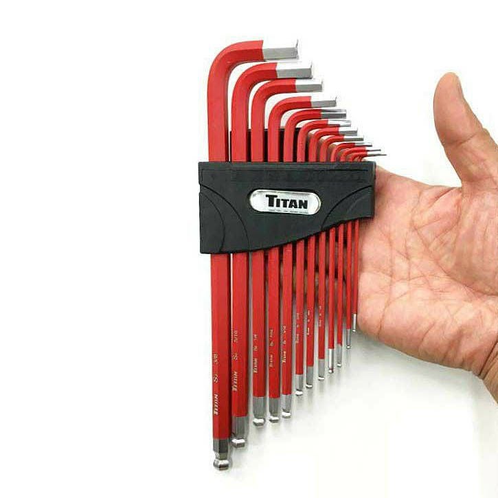 Titan ヘックスレンチ(インチ)13個 SET |ハーレーパーツ専門店 HDパーツ