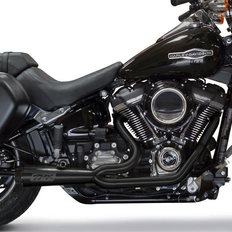 2025以降 ブレイクアウト、ファットボーイ Comp-S 2-1 フルエキゾーストマフラー (ブラック)