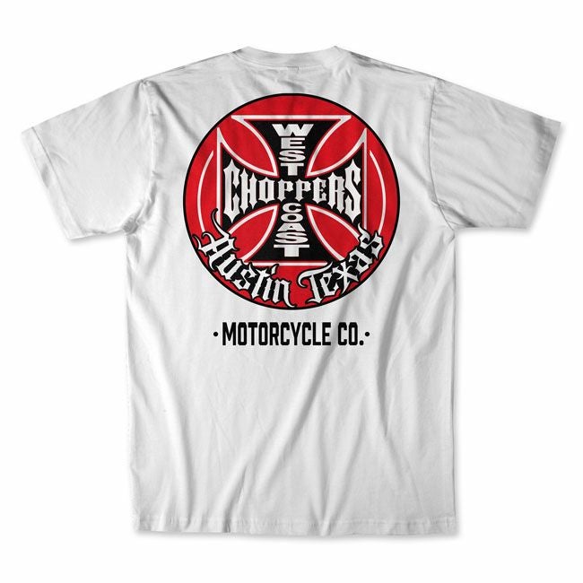 OG ATX Tシャツ ホワイト WEST COAST CHOPPERS |ハーレーパーツ専門店