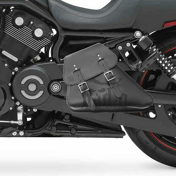 V-ROD 本革レフトソロ スイングアームバッグ スタンダード クイックバッグル仕様 BAD&G CUSTOM1