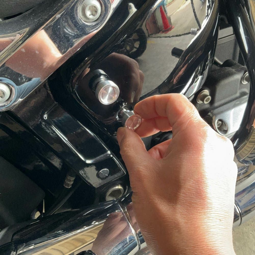 寺田モータース M8ソフテイル サイドカバースクリュー シルバー 2