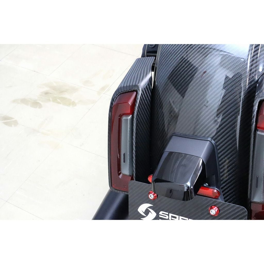 2024以降 ツーリング ドライカーボン・テールライトカバー(綾織り/艶消し)2