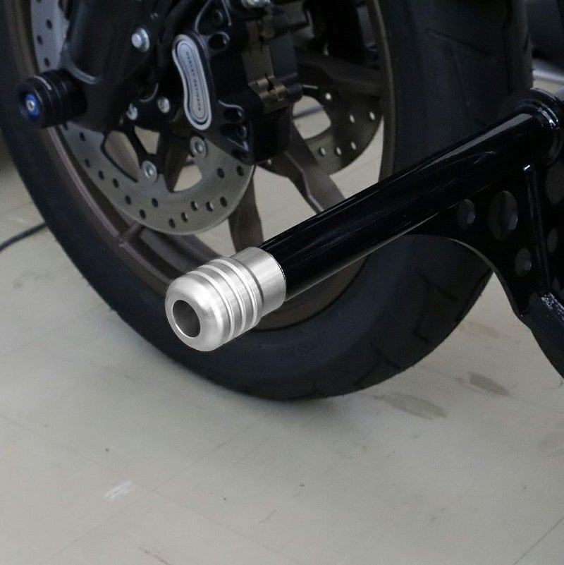 BUNGKINGエンジンガード用 アルミスライダー (シルバー)1