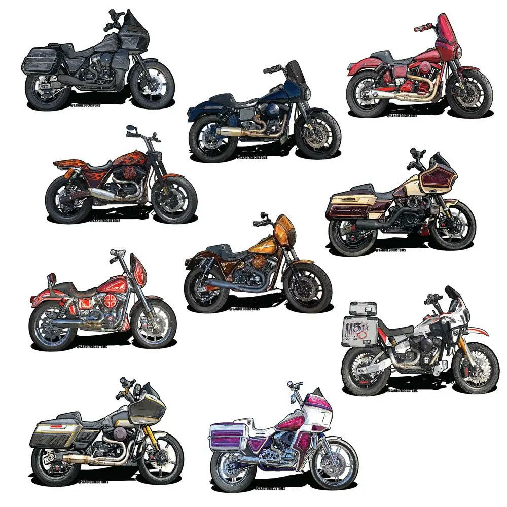 San Diego Customs ステッカーパック