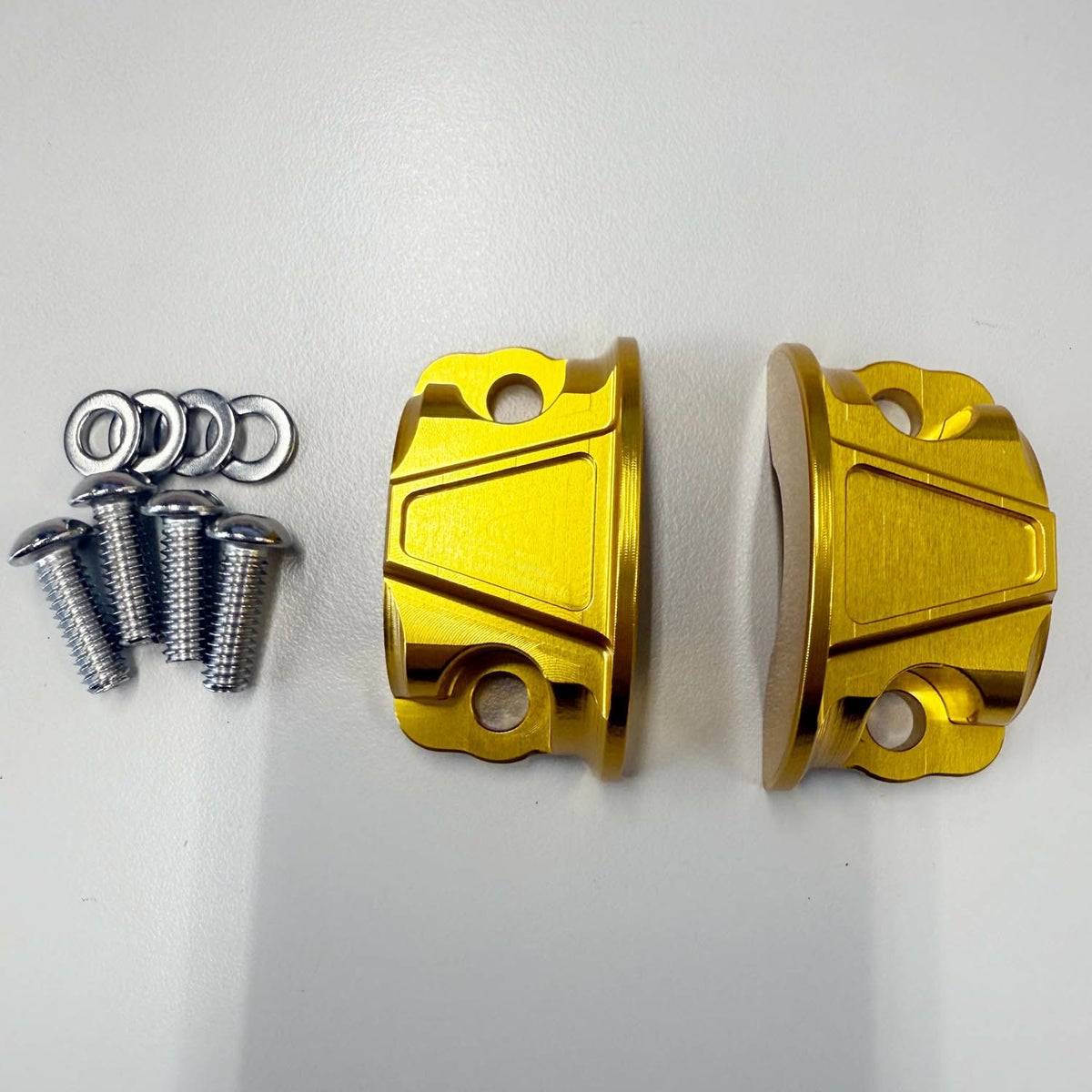 ハンドルバー コントロール クランプ ゴールド 4