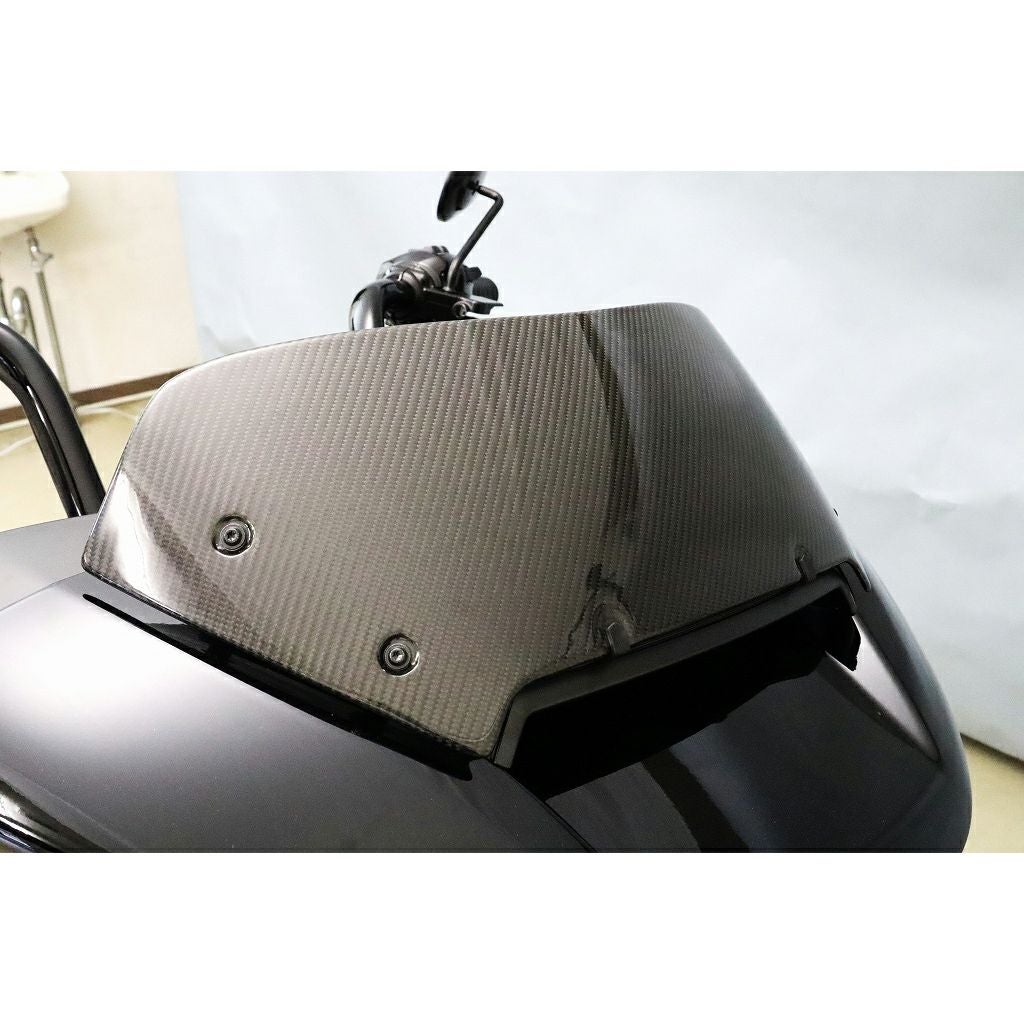 2024以降 ロードグライド ドライカーボン・ウィンドシールド (綾織り/艶有り)1