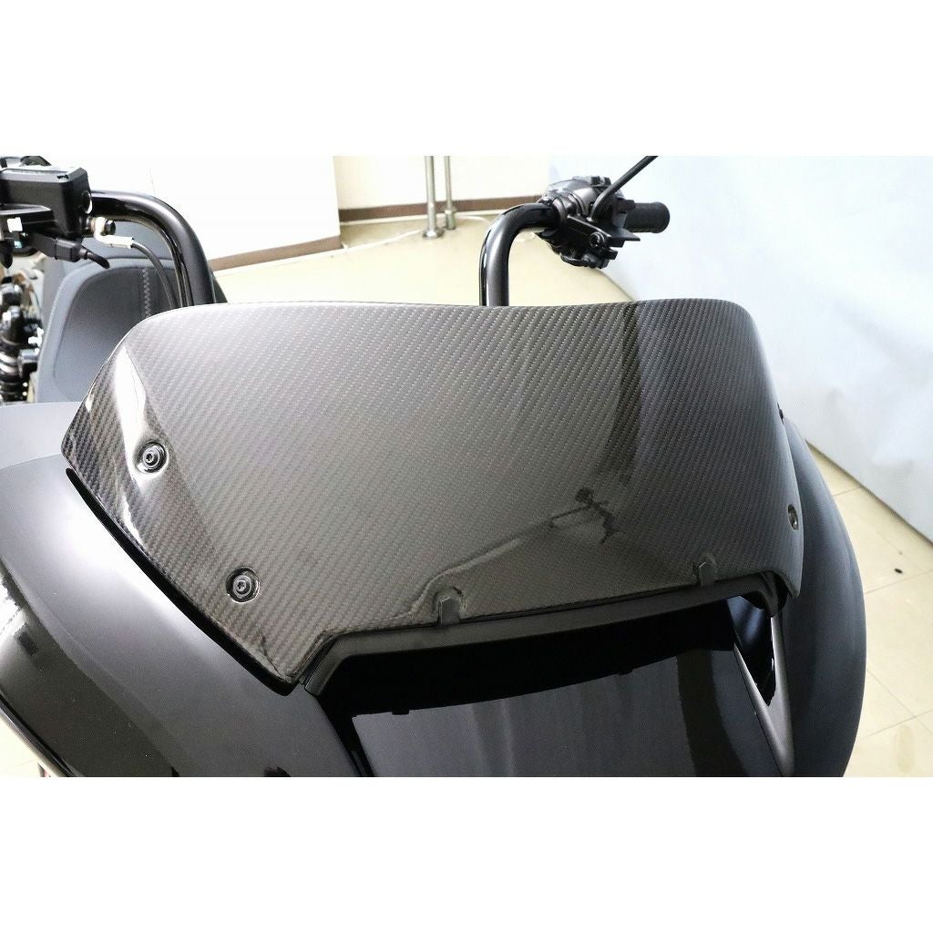 2024以降 ロードグライド ドライカーボン・ウィンドシールド (綾織り/艶消し)3