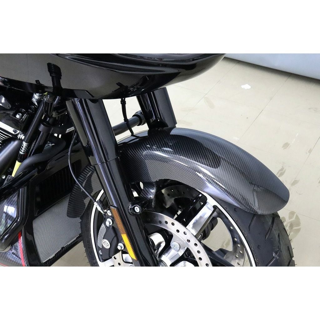 2024以降 ツーリング ドライカーボン・フロントフェンダー (綾織り/艶有り)4