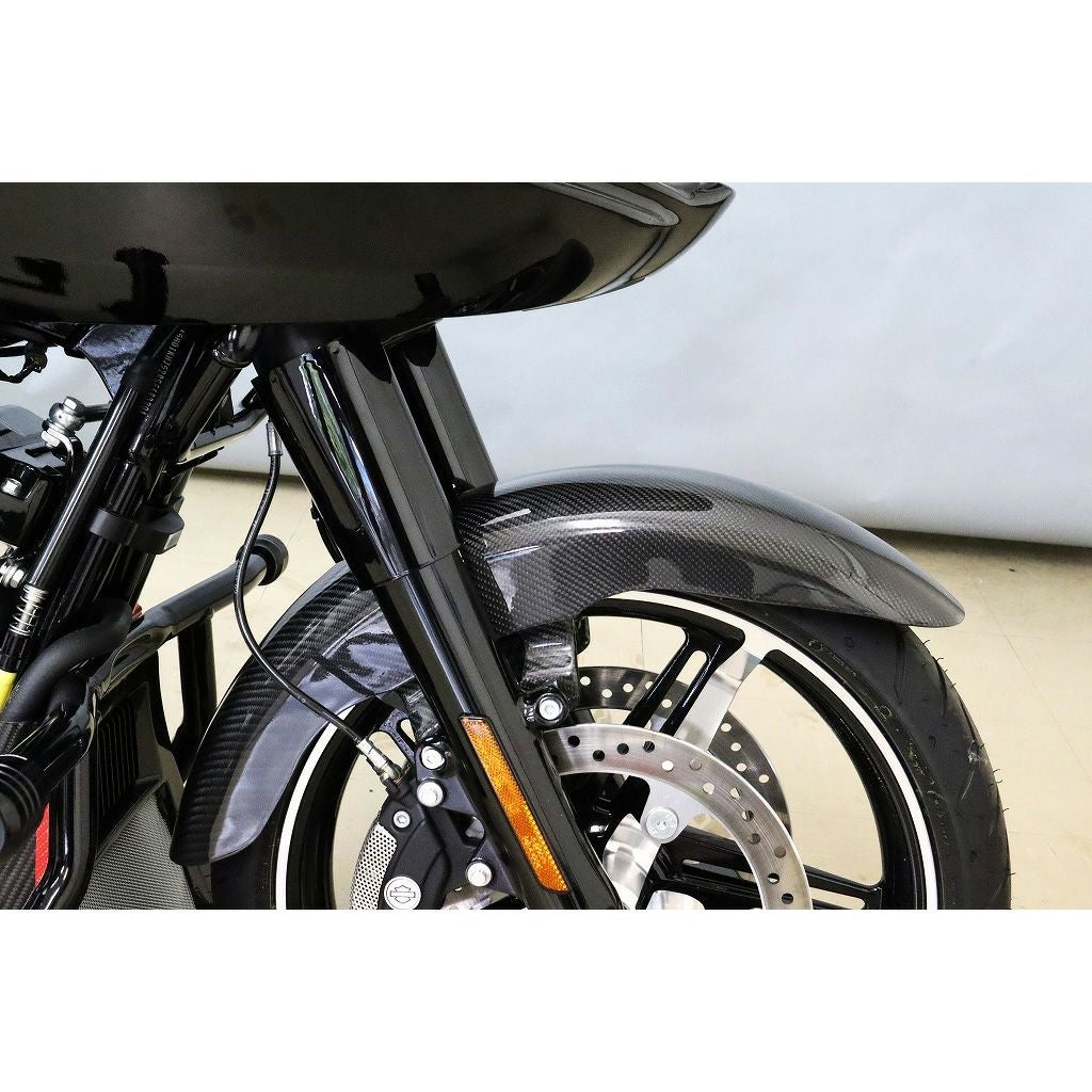 2024以降 ツーリング ドライカーボン・フロントフェンダー (綾織り/艶有り)5