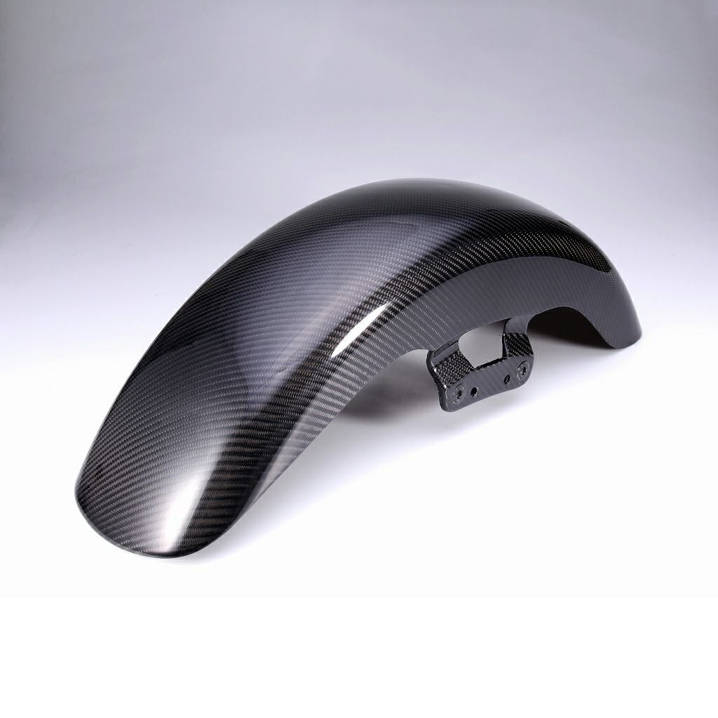 2024以降 ツーリング ドライカーボン・フロントフェンダー (綾織り/艶消し)2