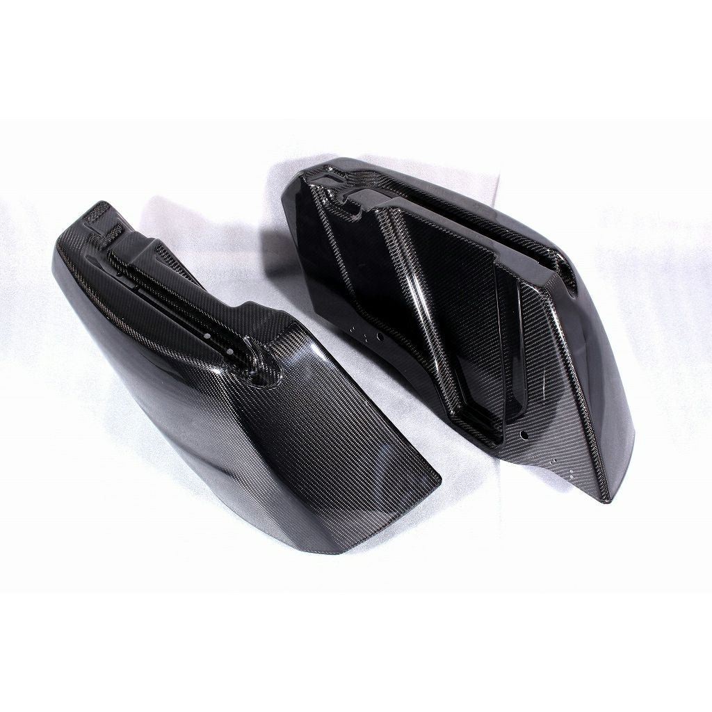  2024以降 ツーリング ドライカーボン・サドルバッグボトム (綾織り/艶消し)1