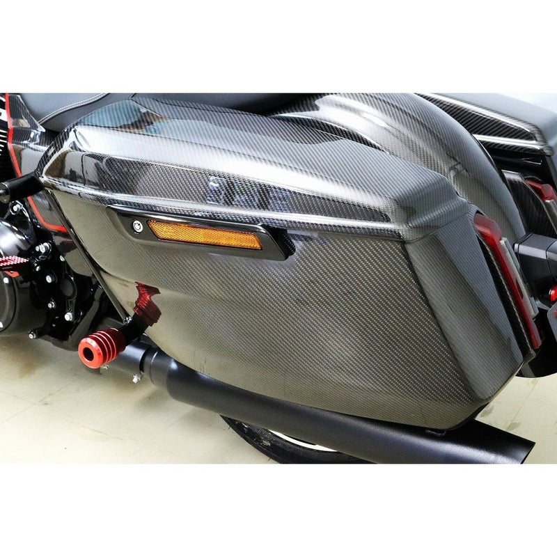  2024以降 ツーリング ドライカーボン・サドルバッグボトム (綾織り/艶消し)2