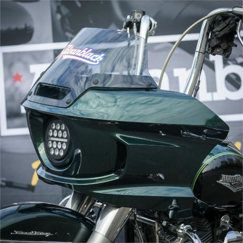  STスタイルフェアリング 未塗装 クリアシールド アドバンブラック3 