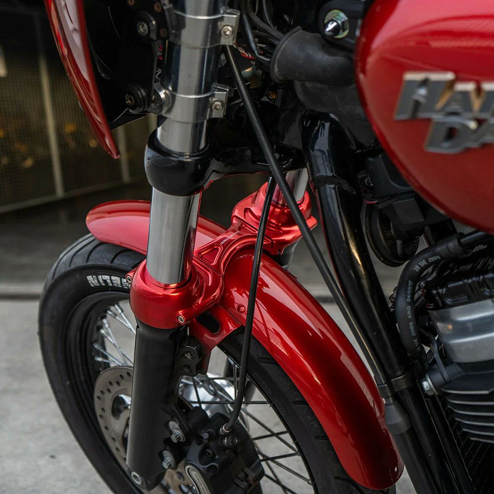 アレンネス METHOD フォークブレス 39mmフォーク用 レッド