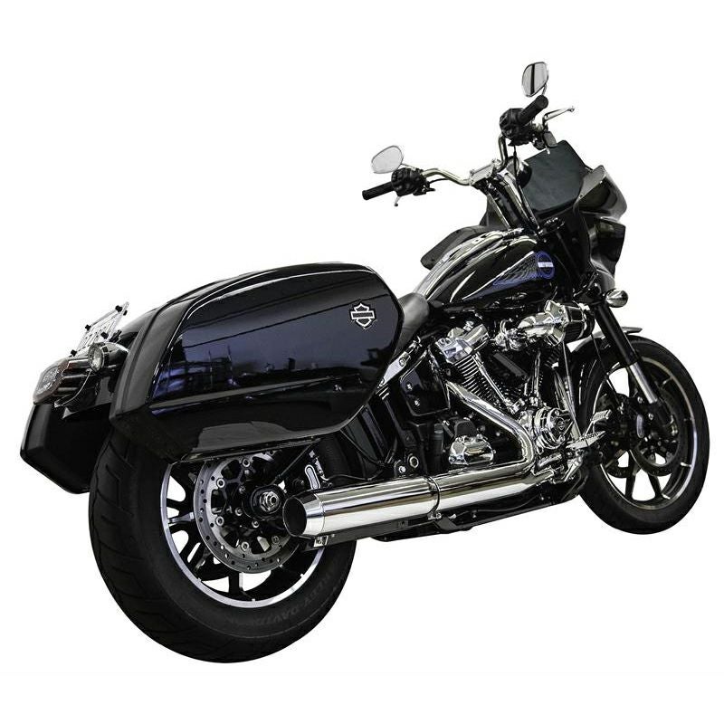 2025以降 ローライダーS/ST、ストリートボブ、ヘリテイジクラシック スリップオンマフラー (クローム)2