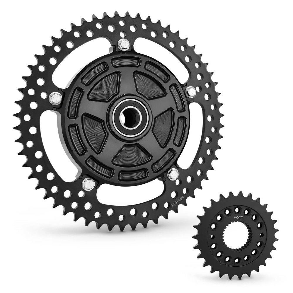 2009以降 ツーリング ジャグ チェーンドライブ・コンバージョンキット ブラック Arlen Ness