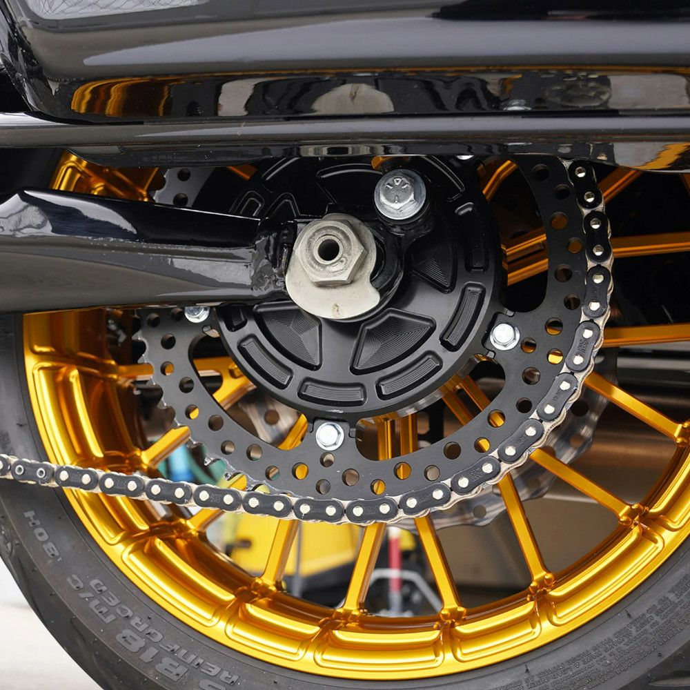 2009以降 ツーリング ジャグ チェーンドライブ・コンバージョンキット ブラック Arlen Ness