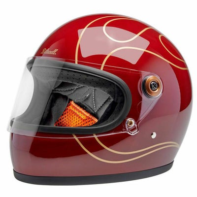 Biltwell Lane Splitter フルフェイスヘルメット (チェリーレッド 