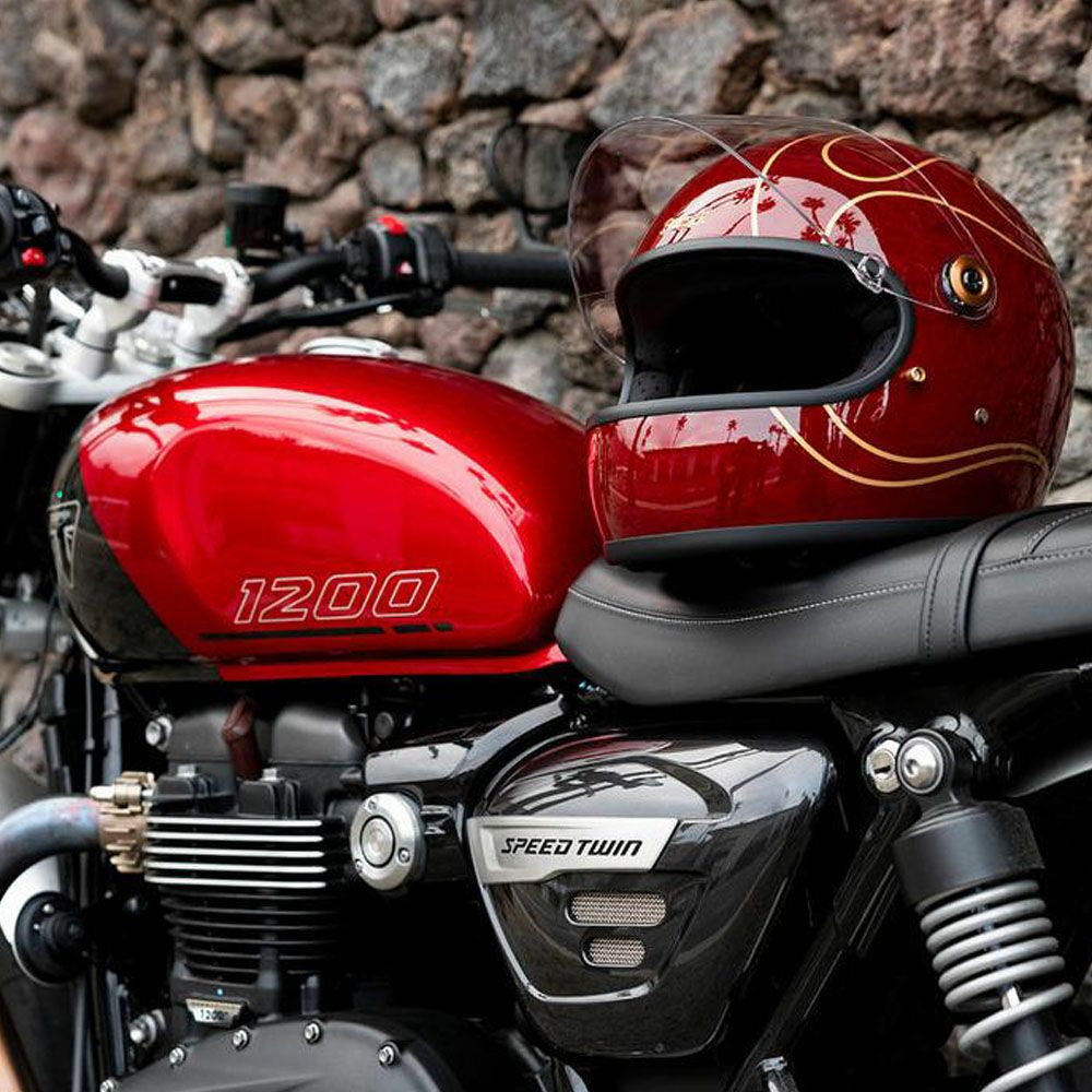 ビルトウェル Gringo S ECE規格R22.06 ヘルメット グロスガーネットフレーム レット 