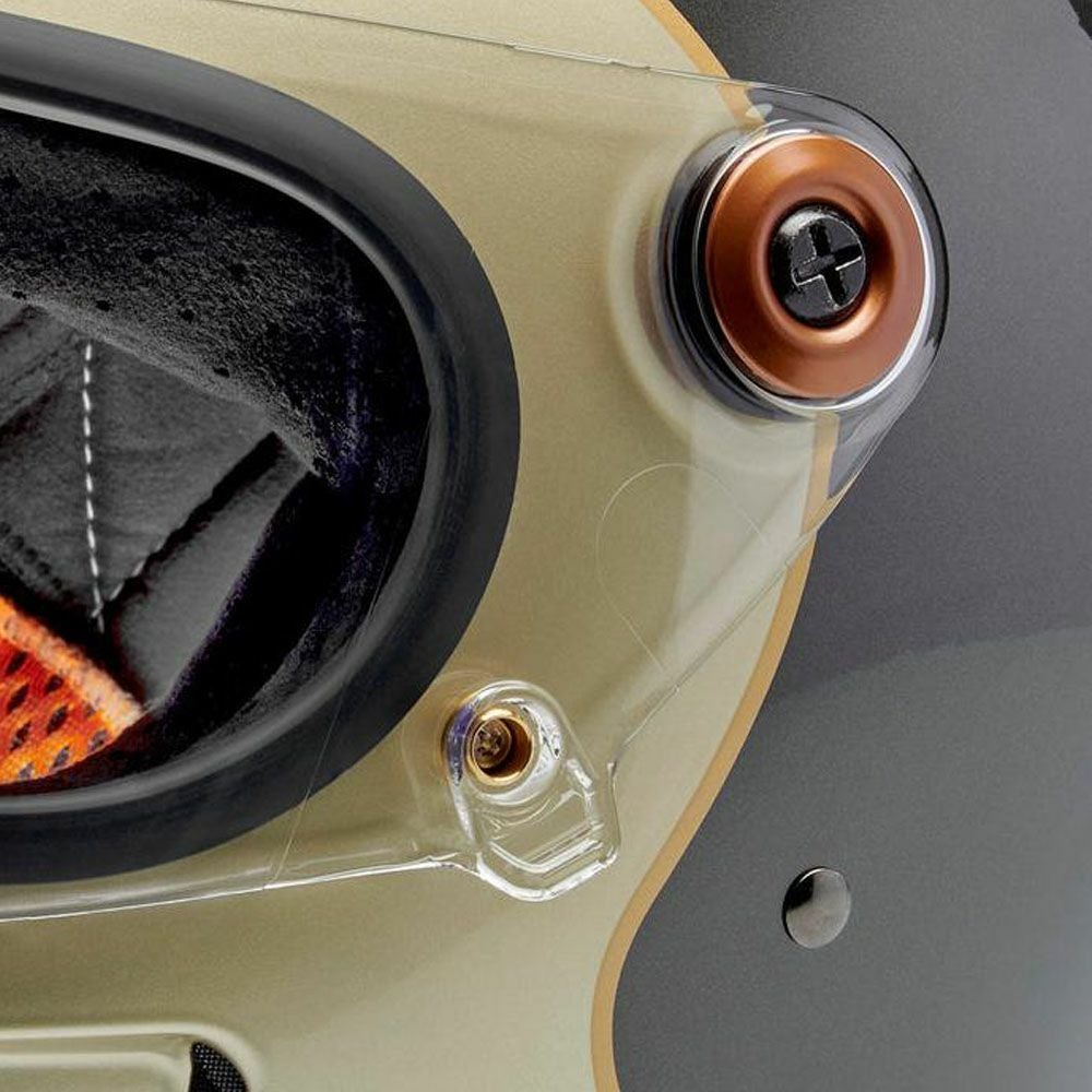 Biltwell GRINGO SV フルフェイスヘルメット メタリックシャンパン/チャコールトラッカー 